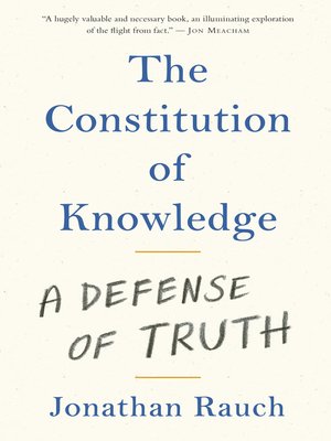 cover image of The Constitution of Knowledge